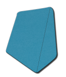 725033 JERSEY TRIANGLE TURQUOISE 725  jersey triangle