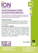 1004000064 Vaatwasmachine Spoelmiddel - 20l - 02B Vaatwasmachine Spoelmiddel - 20l 1004000064