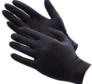 1005000027 Handschoen Nitril - Zwart - Ongepoederd - 4.5gr - MEDIUM - 100st  HANDSCHOEN