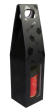 1034000128 Draagkarton - 1-fles - zwart / wijnglas karton - 170x85x338 - 100st Draagkarton - 1-fles - zwart / wijnglas karton - 170x85x338 - 100st 1034000128