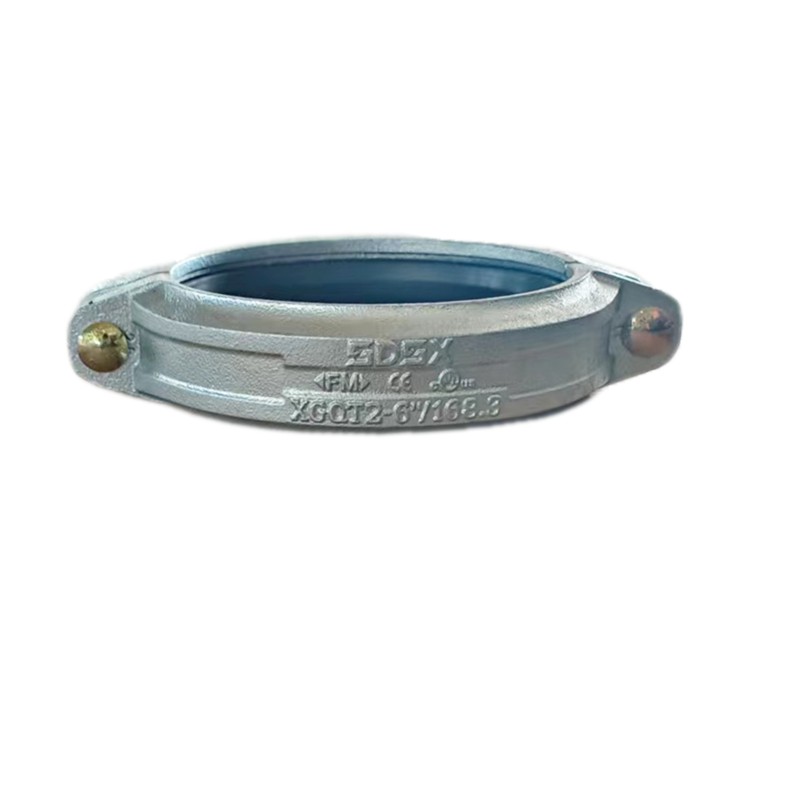 60000101 GFR 1"1/2 Koppeling Flexibel GALVA 1"1/2 DN40 Flexibele groef  koppeling 1 1/2" GALVA FM gekeurd Quick fit Galva