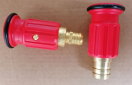 11100110 Nozzle according to DIN671-1 for hose reel 3/4" Nozzle according to DIN671-1 for hose reel 3/4"
 eurojet nozzle