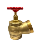 11400076 muurhydrant DN65 groef ingang draad uitgang  Muurhydrant groef