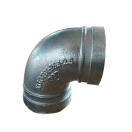 60000011 GBG 1 1/2" Groef Bocht GALVA 1 1/2" DN40 Groef bocht 90° 1 1/2" GALVA FM gekeurd bocht 90 gr galva