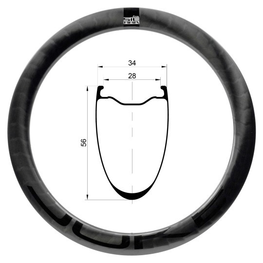 DUSI-AERA-56 Duke SIERRA Aera 56mm 24h !DOCTYPE HTML PUBLIC "-//W3C//DTD HTML 4.0 Transitional//EN"
htmlhead
meta content="text/html; charset=unicode" http-equiv="Content-Type" /
/head
bodyDUKE RIM SIERRA ÆRA 56br /410 g aan aerodynamische snelheid. De Sierra Æra 
56 is onze Elite-carbon Æra-gravelvelg voor snelle races, lange glooiende 
stukken en parcoursen waar de gemiddelde snelheid hoog blijft.br /br /Het 
profiel van 56 mm zorgt voor nuttige traagheid bij hoge snelheden, in een 
smaller en lichter formaat dan de Wide-versies. Dit is met name van belang voor 
het achterwiel, maar de velg kan ook worden gebruikt in een bijpassende 
56/56-opstelling om de snelheid te maximaliseren op snelle parcoursen met weinig 
hoogteverschil.br /br /Belangrijkste processen en 
technologieën:br /br /Binnenbreedte van 28 mm, geoptimaliseerd voor moderne 
gravelbanden*br /Æra CFD-profiel: kenmerkend reliëf dat de luchtweerstand met 
tot wel 10% vermindert ten opzichte van een gladde velg, zonder verlies van 
stabiliteit bij zijwindbr /SLR5: geavanceerde opbouw van Toray 
T1100-koolstofvezels en hars van ruimtevaartkwaliteitbr /SpokeCore: gegoten 
spaakgaten (24h) voor een homogenere structuurbr /VFP: afwerking zonder blanke 
lak, duurzamer en milieuvriendelijkerbr /DRC: trillingsdemping voor meer comfort 
en precisiebr /AntiPinch: anti-pinch velgranden om bandenscheuren bij schokken 
te helpen voorkomenbr /Hooked / Tubeless Ready: optimale veiligheid en 
compatibiliteit met moderne bandenbr /Resultaat:br /br /Een snelle, stabiele 
aero-gravelvelg die licht is voor zijn diepte, ontworpen om hoge gemiddelde 
snelheden te ondersteunen, zowel als complete set als achtervelg in combinatie 
met een Sierra Æra Wide voorvelg.br /br /* Optimale aero-bandbreedte: 40 mm 
<> 45 mm. Compatibele breedte: 36 mm <> 2,4".br /br //body/html DUKE RIM SIERRA ÆRA 56