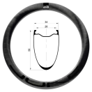 DUSI-AERA-56 Duke SIERRA Aera 56mm 24h <!DOCTYPE HTML PUBLIC "-//W3C//DTD HTML 4.0 Transitional//EN">
<html><head>
<meta content="text/html; charset=unicode" http-equiv="Content-Type" />
</head>
<body>DUKE RIM SIERRA ÆRA 56<br />410 g aan aerodynamische snelheid. De Sierra Æra 
56 is onze Elite-carbon Æra-gravelvelg voor snelle races, lange glooiende 
stukken en parcoursen waar de gemiddelde snelheid hoog blijft.<br /><br />Het 
profiel van 56 mm zorgt voor nuttige traagheid bij hoge snelheden, in een 
smaller en lichter formaat dan de Wide-versies. Dit is met name van belang voor 
het achterwiel, maar de velg kan ook worden gebruikt in een bijpassende 
56/56-opstelling om de snelheid te maximaliseren op snelle parcoursen met weinig 
hoogteverschil.<br /><br />Belangrijkste processen en 
technologieën:<br /><br />Binnenbreedte van 28 mm, geoptimaliseerd voor moderne 
gravelbanden*<br />Æra CFD-profiel: kenmerkend reliëf dat de luchtweerstand met 
tot wel 10% vermindert ten opzichte van een gladde velg, zonder verlies van 
stabiliteit bij zijwind<br />SLR5: geavanceerde opbouw van Toray 
T1100-koolstofvezels en hars van ruimtevaartkwaliteit<br />SpokeCore: gegoten 
spaakgaten (24h) voor een homogenere structuur<br />VFP: afwerking zonder blanke 
lak, duurzamer en milieuvriendelijker<br />DRC: trillingsdemping voor meer comfort 
en precisie<br />AntiPinch: anti-pinch velgranden om bandenscheuren bij schokken 
te helpen voorkomen<br />Hooked / Tubeless Ready: optimale veiligheid en 
compatibiliteit met moderne banden<br />Resultaat:<br /><br />Een snelle, stabiele 
aero-gravelvelg die licht is voor zijn diepte, ontworpen om hoge gemiddelde 
snelheden te ondersteunen, zowel als complete set als achtervelg in combinatie 
met een Sierra Æra Wide voorvelg.<br /><br />* Optimale aero-bandbreedte: 40 mm 
<> 45 mm. Compatibele breedte: 36 mm <> 2,4".<br /><br /></body></html> DUKE RIM SIERRA ÆRA 56