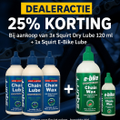 VISQ44 Squirt Action 36pcs Squirt Dry Lube 120ml + 12pcs Squirt E-Bike Lube 120ml  VISQ44