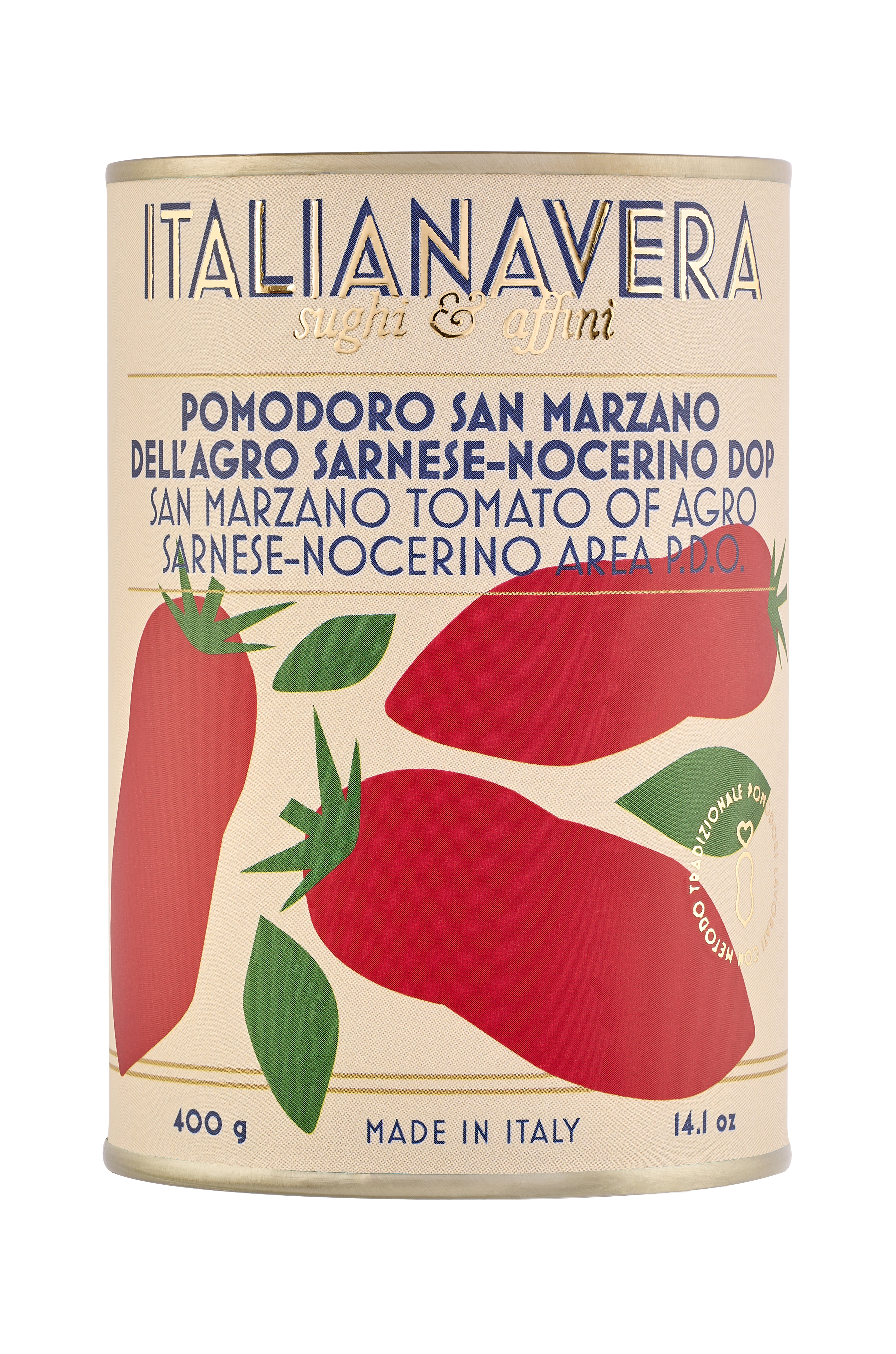 LPV2028 ITALIANA VERA POMODORO SAN MARZANO DOP - 400G  San marzano