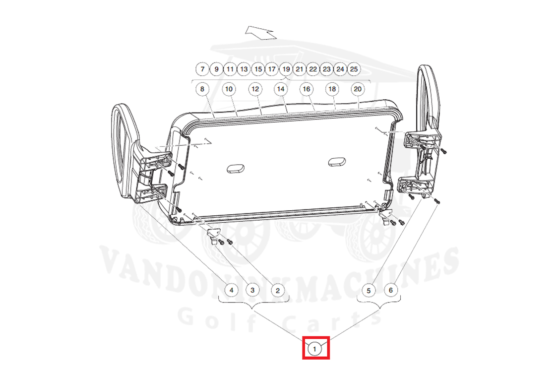 CC103833901 Restraint KIT - Precedent Used on: Precedent 2011-current. 

Country of origin: America.

If the parts are not in stock, delivery time 10-14 days.  Restraint KIT - Precedent