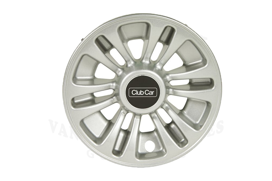 CC105142401 Wheel Cover 12 Spoke 8", Silver Used on: Club Car Precedent 2015-current.
Country of origin: America.

If the parts are not in stock, delivery time 10-14 days.  Wheel Cover 12 Spoke 8inch, Silver